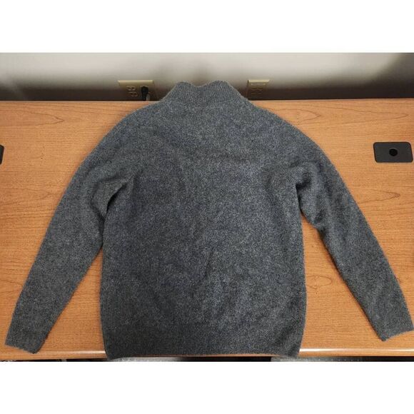 Nordstrom Large Cashmere Quarter Zip Pullover Sweater - Picture 4 of 5